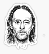 210x230 Thom Yorke Stickers Redbubble - Thom Yorke Painting