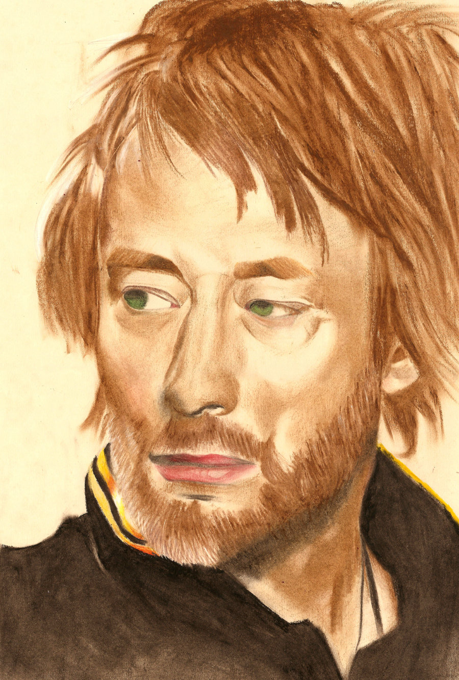 900x1334 Thom Yorke By Joaolusca - Thom Yorke Painting