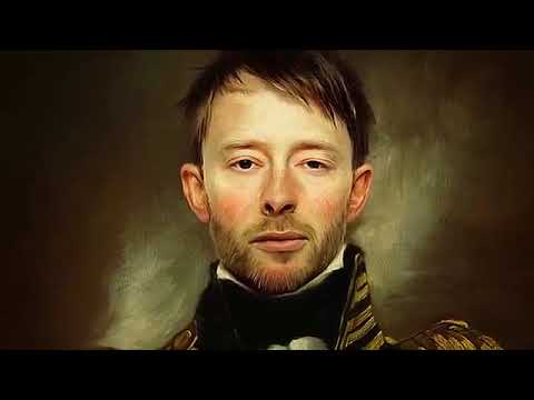480x360 Thom Yorke Cracked Paint Effect Oil Painting Photoshop - Thom Yorke Painting