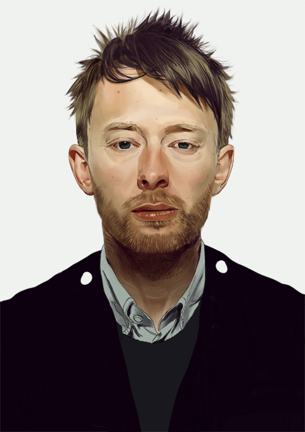 600x849 Thom Yorke Painting On Behance - Thom Yorke Painting