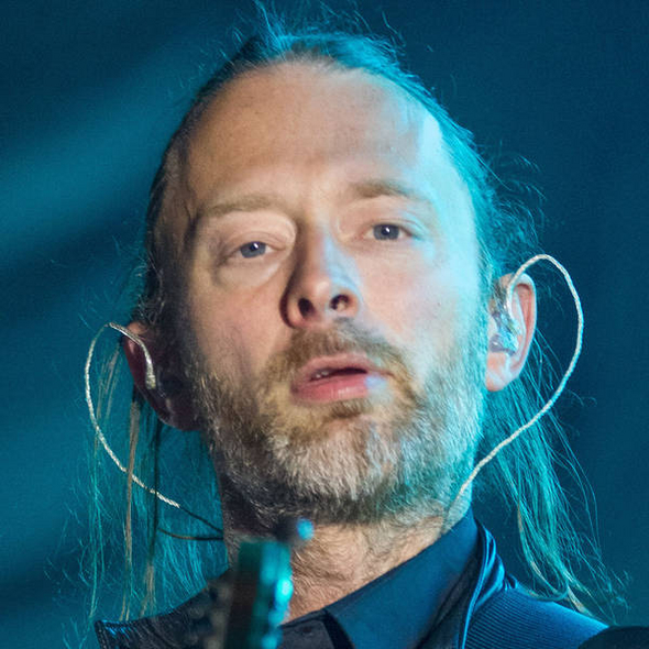 590x590 Thom Yorke Painting Up For Auction Celebrity News Showbiz Amp Tv - Thom Yorke Painting