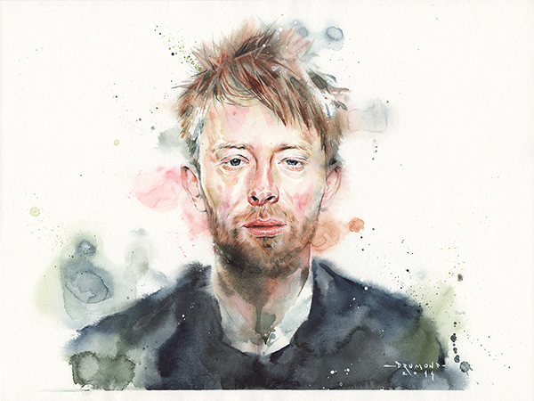 600x450 Illustration - Thom Yorke Painting