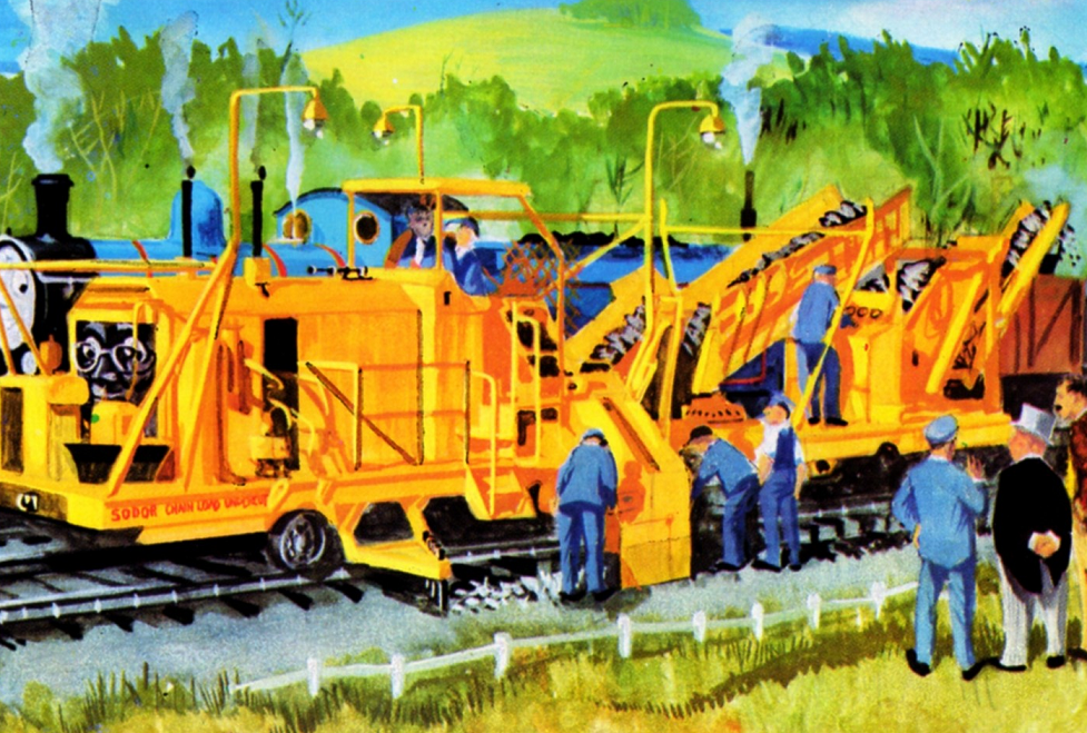 977x659 The Ballast Spreader Thomas The Tank Engine Wikia Fandom - Thomas And Friends Painting