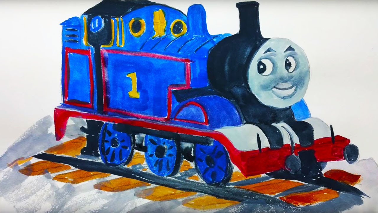 Thomas And Friends Painting at Explore collection