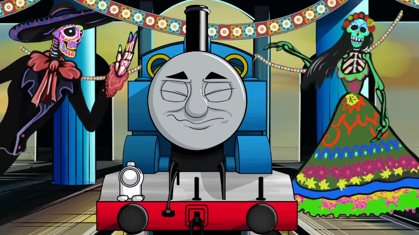 854x480 Image - Thomas And Friends Painting