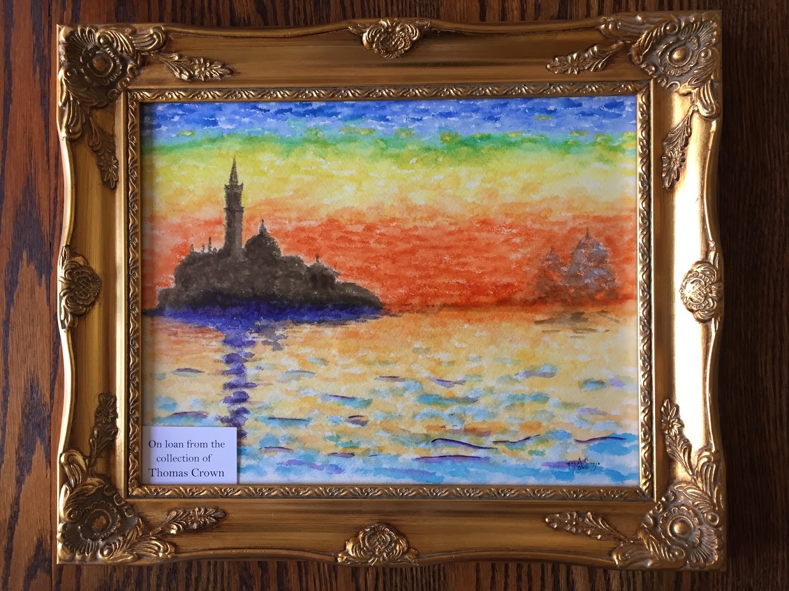 1600x1200 My Amateur Art , Writings, And Other Things San Giorgio - Thomas Crown Affair Painting