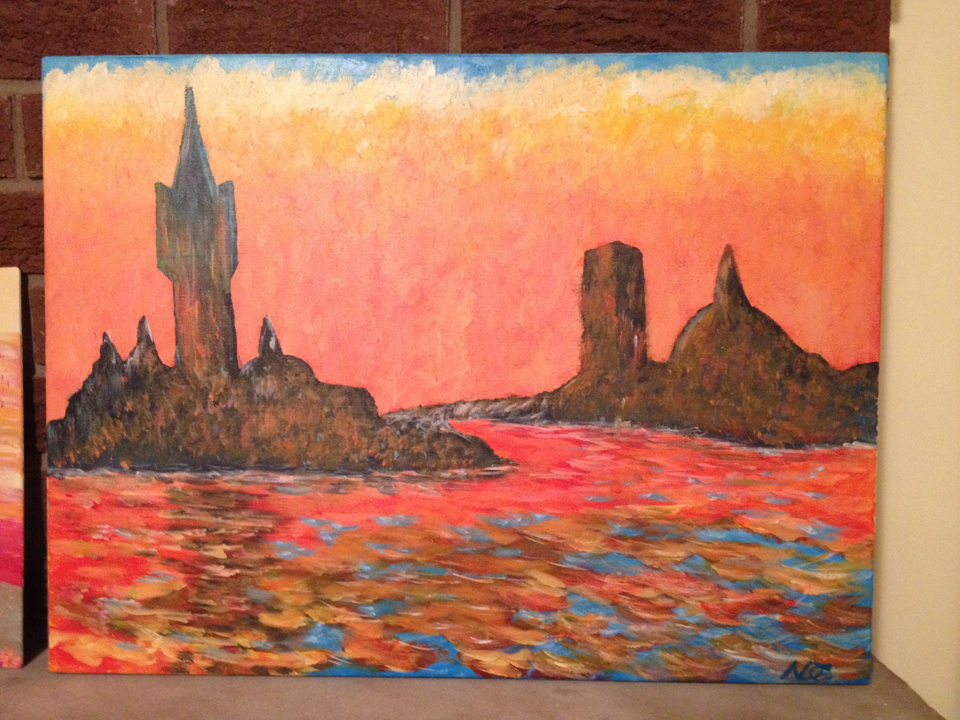 3264x2448 Thomas Crown Affair Monet Acrylic On Canvas Monet - Thomas Crown Painting