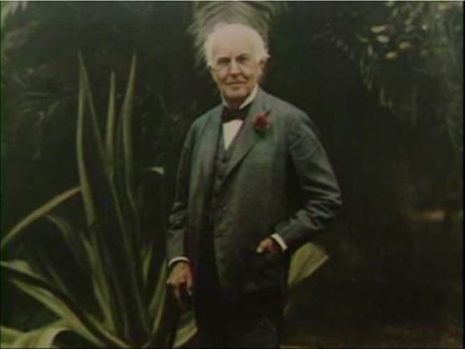 666x499 The Deafness Of International - Thomas Edison Painting