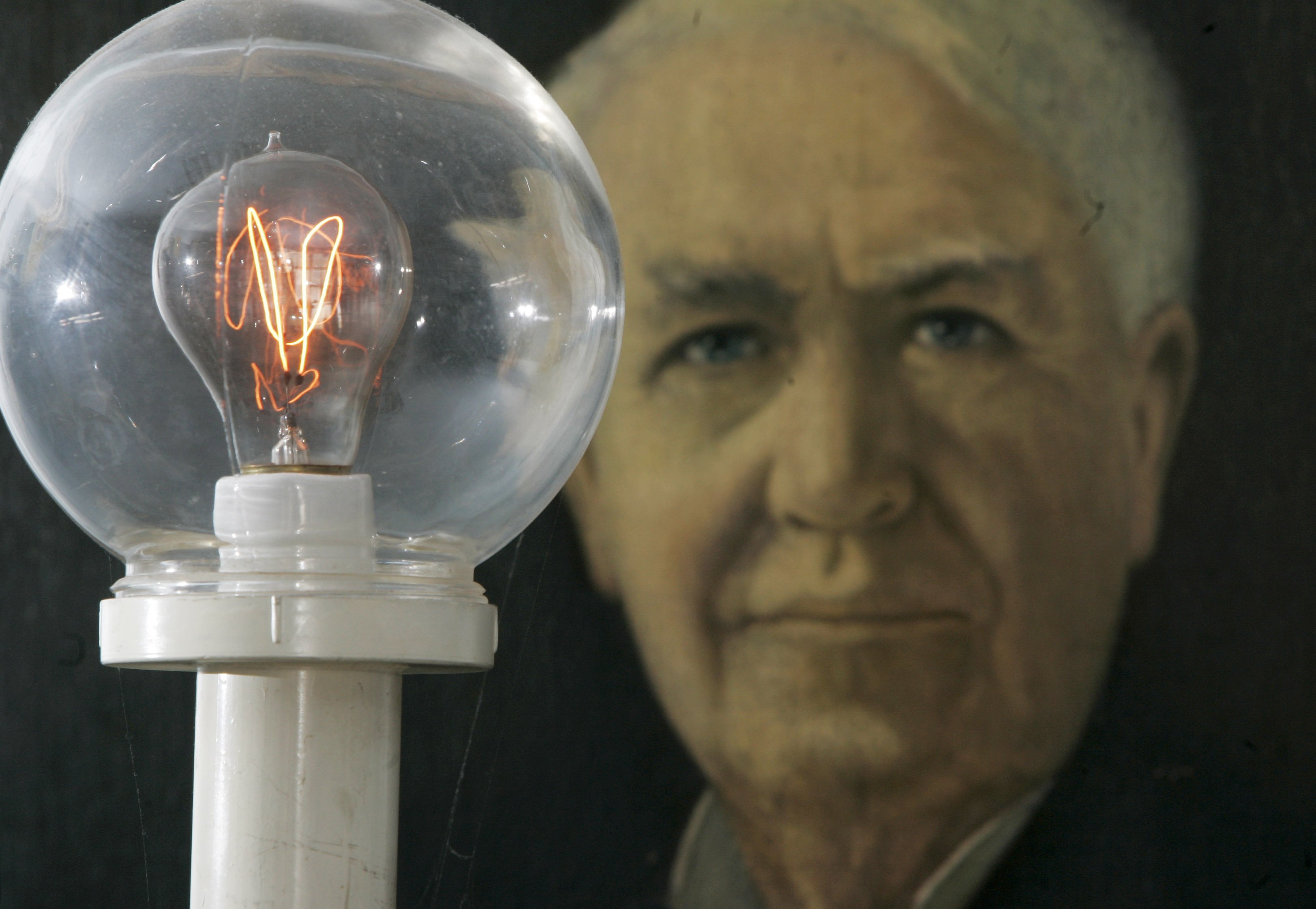 Thomas Edison Painting at PaintingValley.com | Explore collection of ...