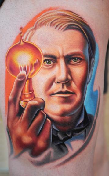 357x574 Thomas Edison - Thomas Edison Painting