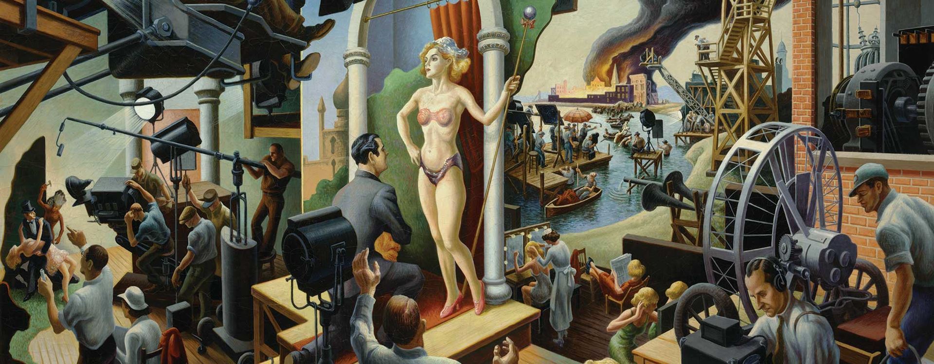 1920x750 Plato - Thomas Hart Benton Painting
