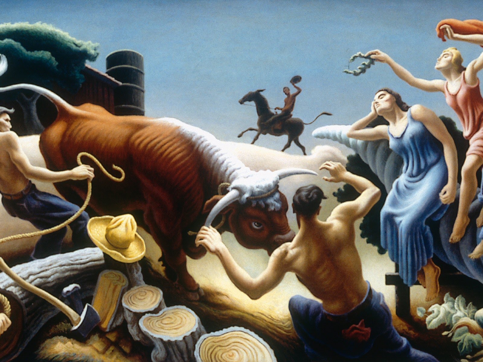 1600x1200 Thomas Hart Benton - Thomas Hart Benton Painting