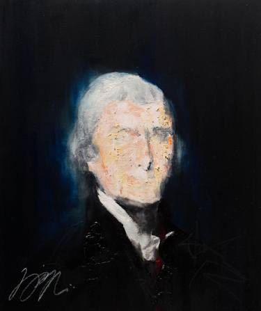 375x447 Saatchi Art Thomas Jefferson Painting By Tomoya N - Thomas Jefferson Painting