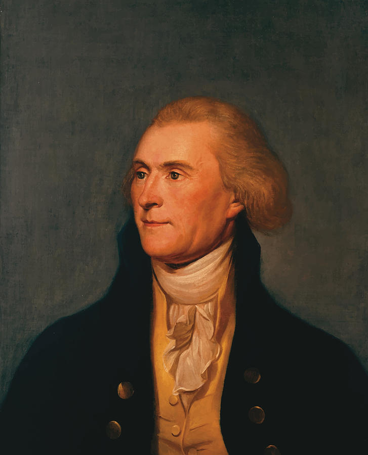 727x900 Thomas Jefferson Painting By War Is Hell Store - Thomas Jefferson Painting