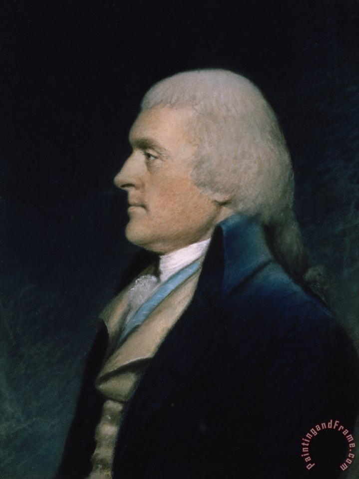 719x960 James Sharples Thomas Jefferson Painting - Thomas Jefferson Painting