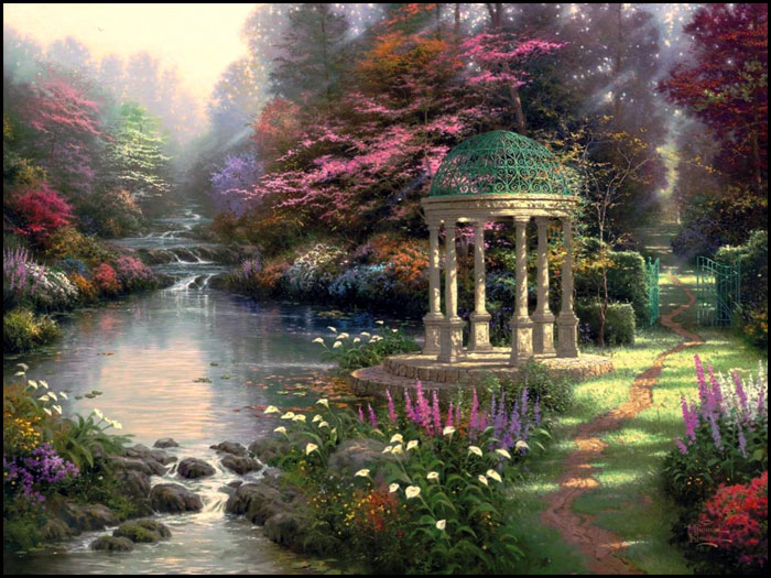 700x525 Thomas Kinkade Paint By Number Kits From The Painter Of Light - Thomas Kinkade Painting