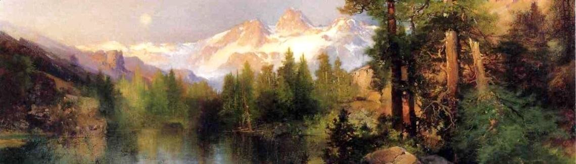 1140x326 Thomas Moran - Thomas Moran Painting