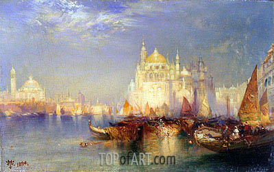 400x251 Venice Thomas Moran Painting Reproduction 9248 Topofart - Thomas Moran Painting