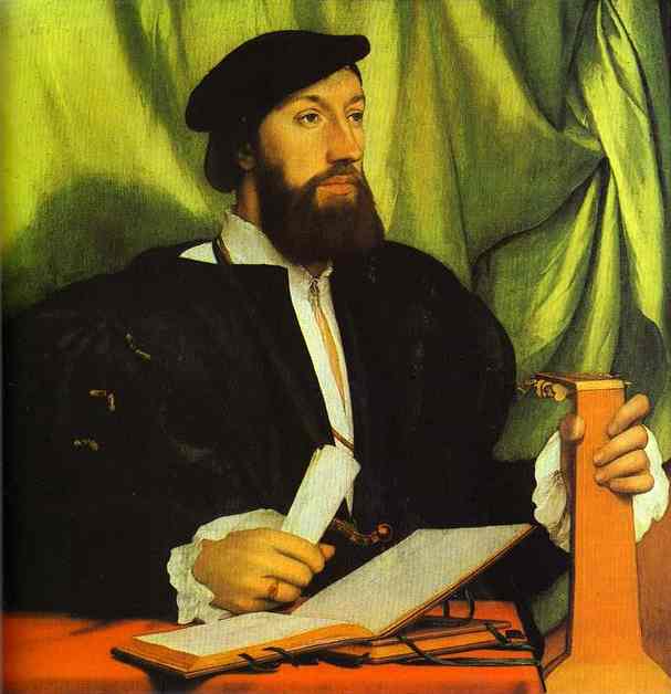 607x628 Portrait Of Sir Thomas More 1527 Painting Younger Hans Holbein - Thomas More Painting