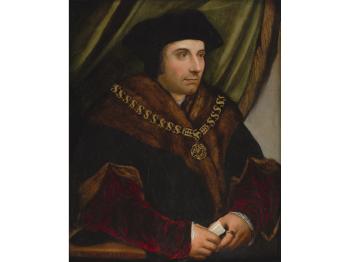 350x262 Portrait Of Sir Thomas More (1478 1535), Humanist Scholar, Lawyer - Thomas More Painting