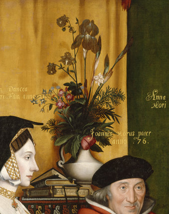 339x428 Detail From The Painting Sir Thomas More And His Family, By - Thomas More Painting