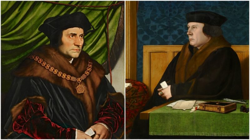 800x450 Famous Holbein Portraits Of Thomas Cromwell And Thomas More - Thomas More Painting