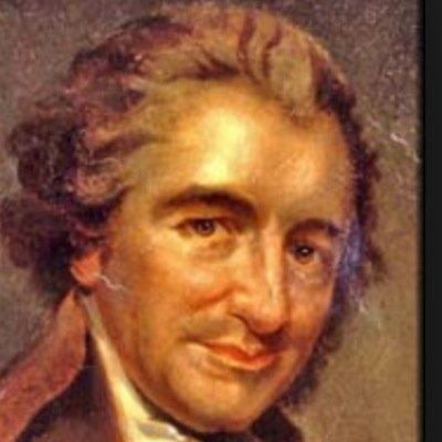 400x400 Thomas Paine (@edburkesux) Twitter - Thomas Paine Painting