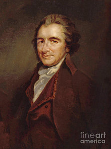 223x300 Thomas Paine Painting By Roberto Prusso - Thomas Paine Painting