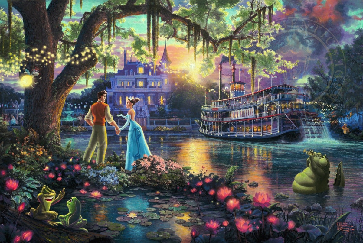 1200x804 Princess And The Frog, The Limited Edition Art The Thomas - Thomas Painting