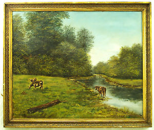 300x254 Thomas B. Craig ( American ) Antique Signed Original Oil - Thomas Painting