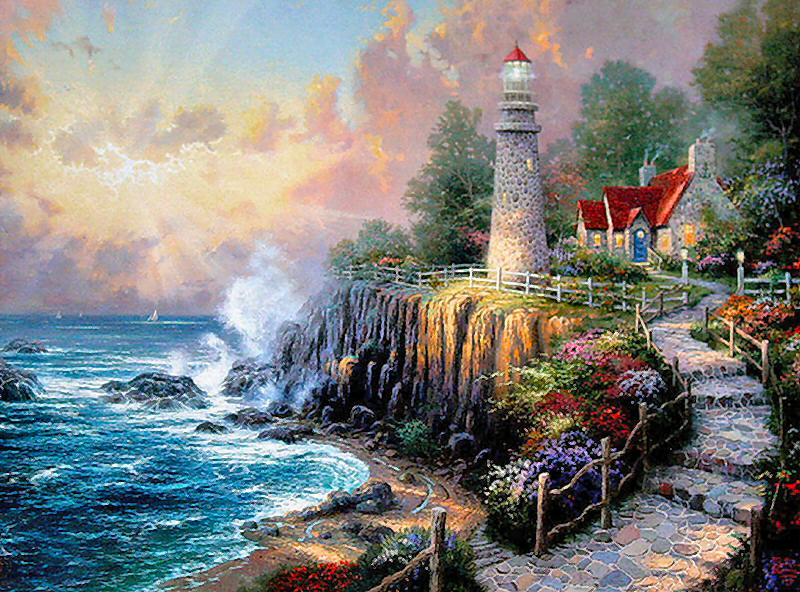800x592 Thomas Kinkade He Credited Jesus Christ For His Inspiration - Thomas Painting