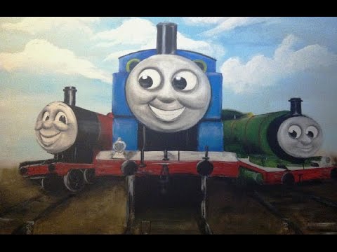 480x360 Thomas The Train A Surprise For Giovanni - Thomas The Train Painting