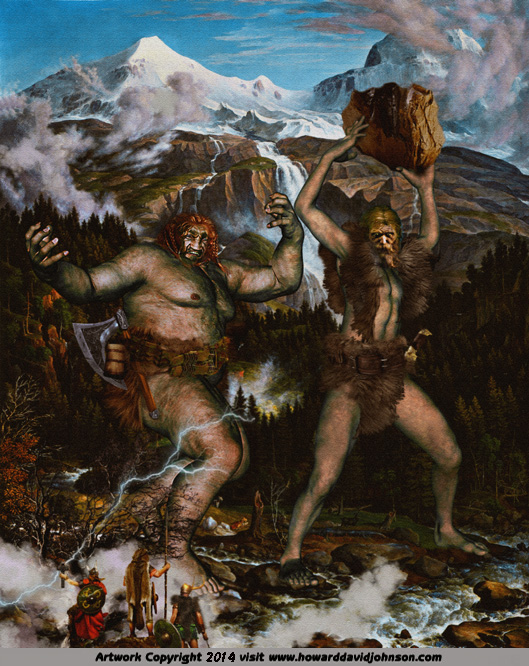 529x666 Norse Myths Amp Legends Paintings Of Nordic Mythology Amp A Brief - Thor Norse Mythology Painting