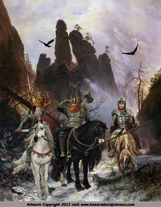 518x666 The Giant Slayers Tales Of Asgard Paintings Of Norse Myhtology - Thor Norse Painting