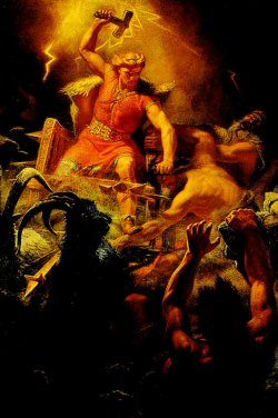 250x376 Pin By Edward Stevens On Norse Mythology Thor, Norse - Thor Painting