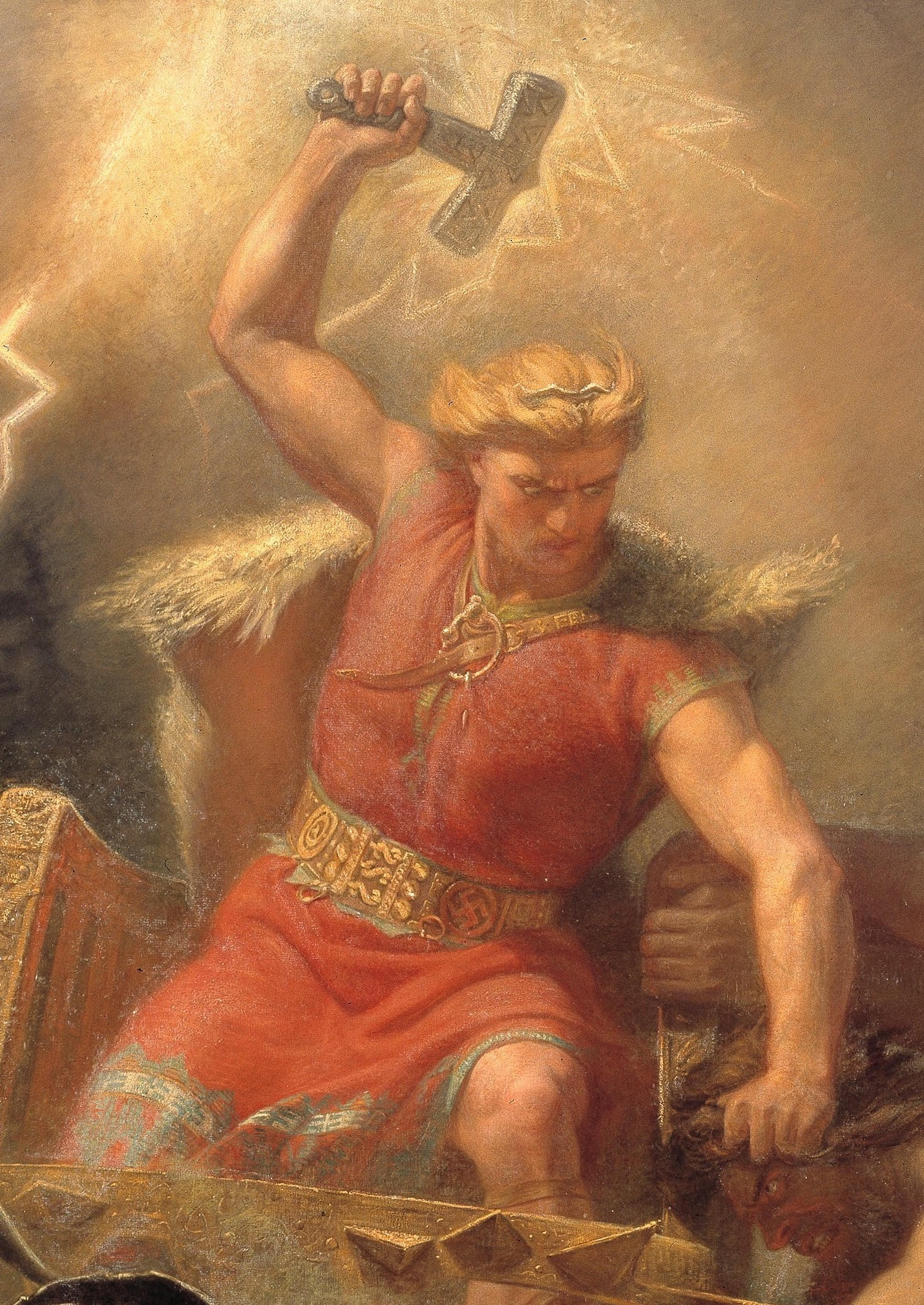 1430x2018 Thor (Mythology) Deadliest Fiction Wiki Fandom Powered By Wikia - Thor Painting
