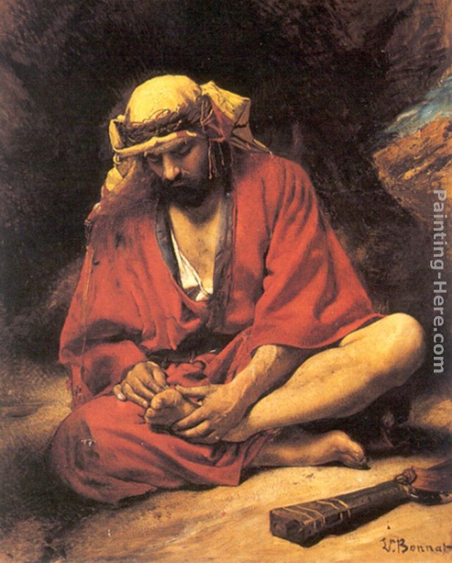 643x800 Leon Bonnat An Arab Removing A Thorn From His Foot Painting - Thorn Painting