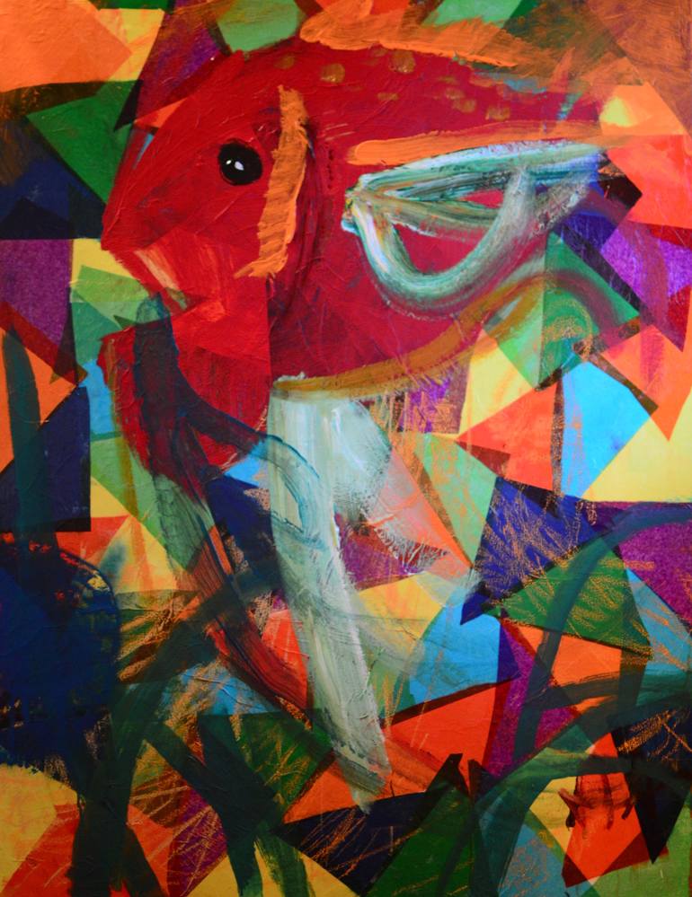 770x999 Saatchi Art By The Sea Of The Rose And The Thorn Ii Painting By - Thorn Painting