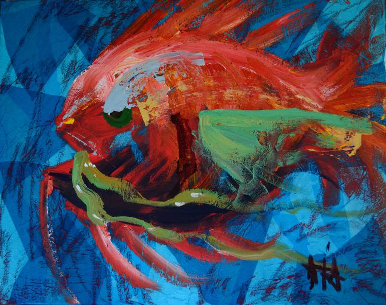 770x609 Saatchi Art By The Sea Of The Rose And The Thorn Viii Painting By - Thorn Painting