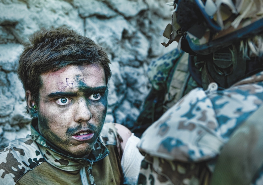 925x650 Thousand Yard Stare Of A Danish Soldier Wounded In Afghanistan Pics - Thousand Yard Stare Painting