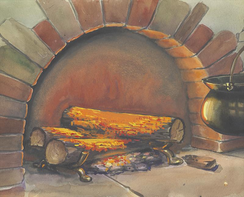 800x646 Paul Terry The Three Bears Animation - Three Bears Painting