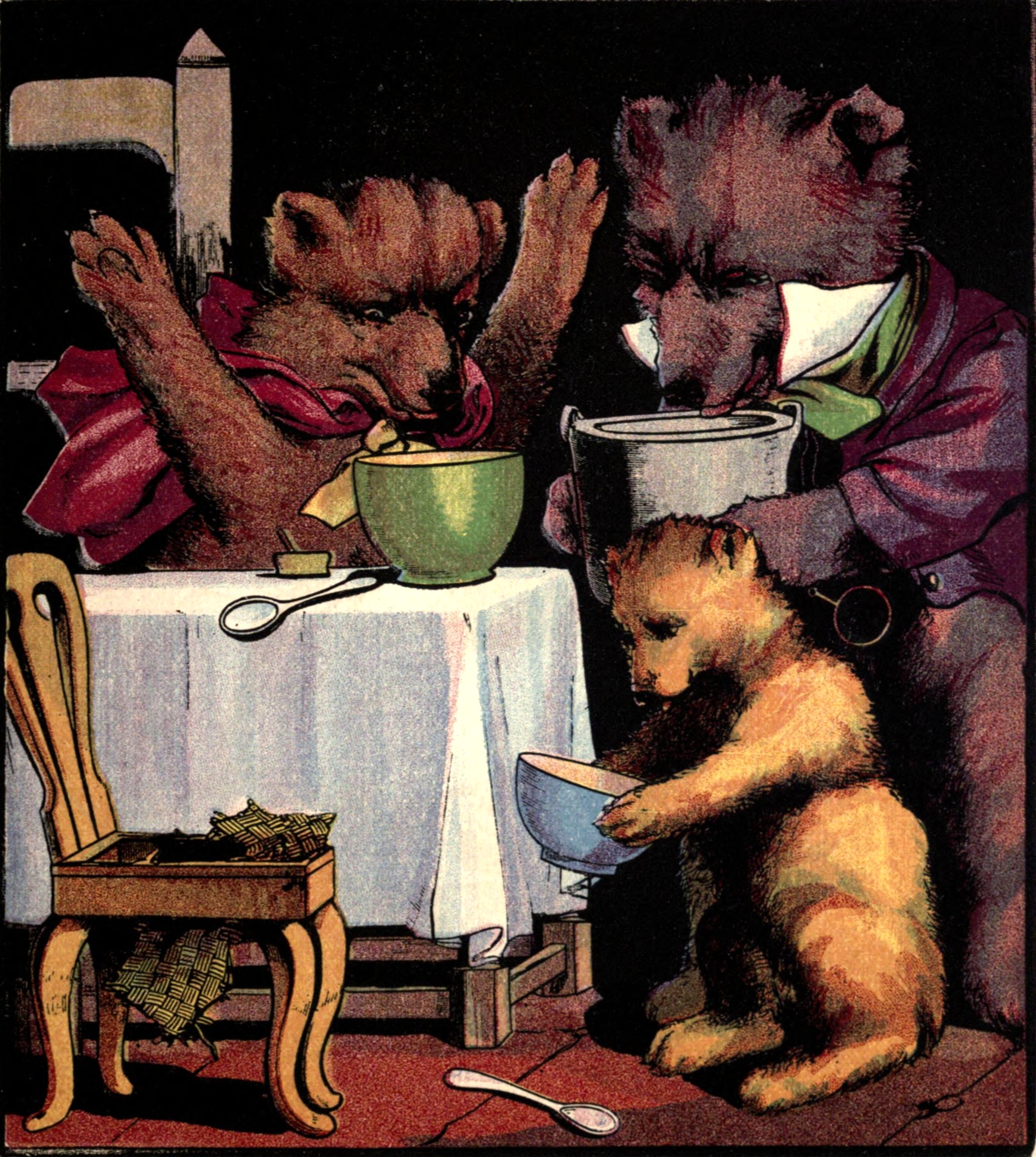 2172x2426 Filethe Three Bears Pg 11.jpg - Three Bears Painting