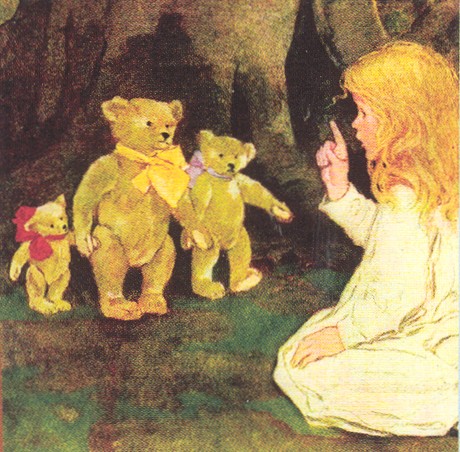 460x452 Goldilocks, The Three Bears, And Effective Goal Setting - Three Bears Painting
