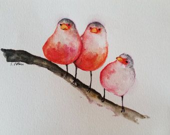 340x270 Three Birds - Three Birds Painting