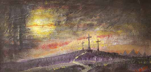 531x253 V. Mach Work 80 90 - Three Crosses Painting