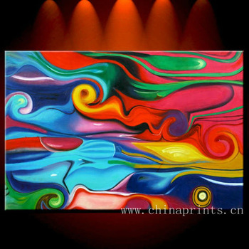 350x350 Attracted Abstract Three Dimensional Oil Painting Art - Three Dimensional Painting