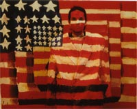 200x160 Covers Amp Citations Jasper Johns, - Three Flags Painting