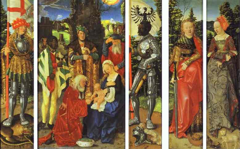 779x484 Oil Paintingthe Three Kings Altarpiece. - Three Kings Painting