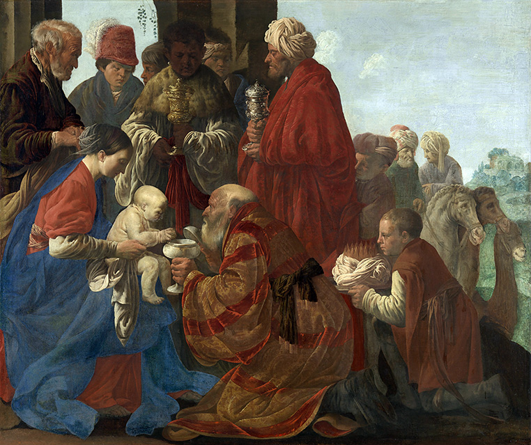 762x639 Art Of Adoration Jesus And The Three Magi Europeana Blog - Three Kings Painting