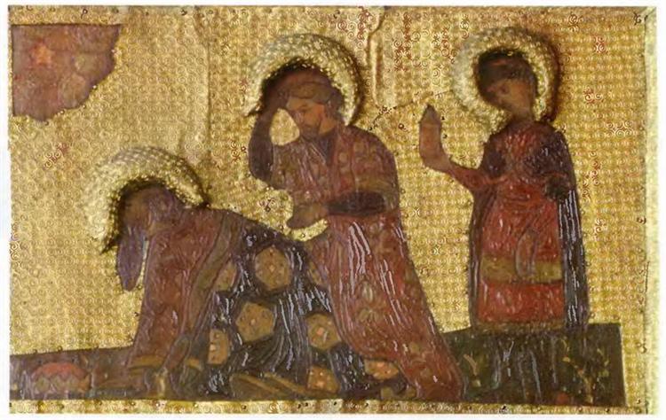 750x474 The Virgin Holidays. Adoration Of The Magi. Three Kings., 1907 - Three Kings Painting